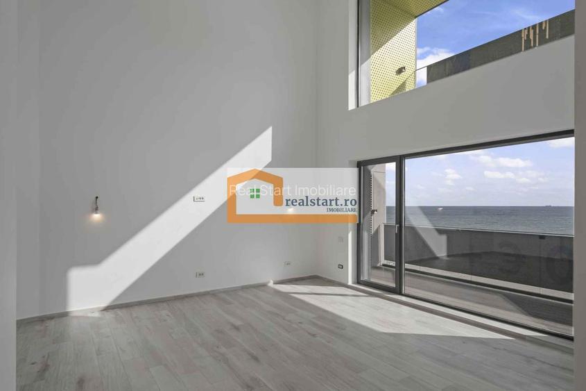 Vedere frontala la Mare, Prima linie, Penthouse tip Duplex, bloc Boutique - 5