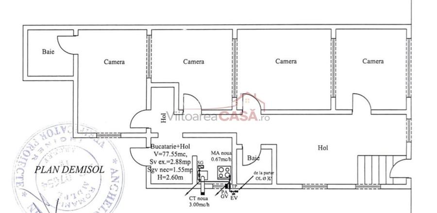 Agricultori - metrou Iancului -apartament 4 camere - intrare stradala  - 9