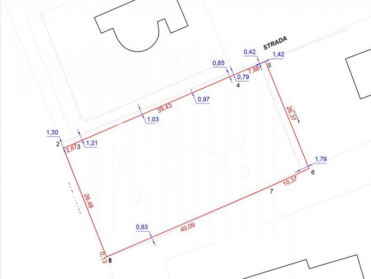 Teren 1340 mp cu deschidere la 2 drumuri Cisnadioara str Pinului  - 2