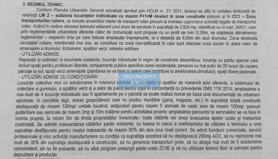 De vânzare teren intravilan 1385 mp, intrare Hodivoaia / Șos. Alexandr - 2