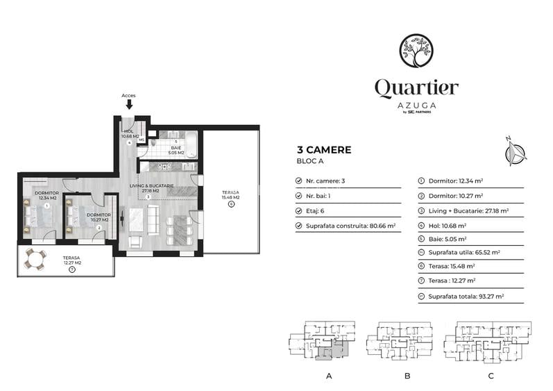 QUARTIER AZUGA - PROIECT SUSTENABIL PREMIAT - 3 CAMERE, TERASA, VIEW PANORAMIC - 2