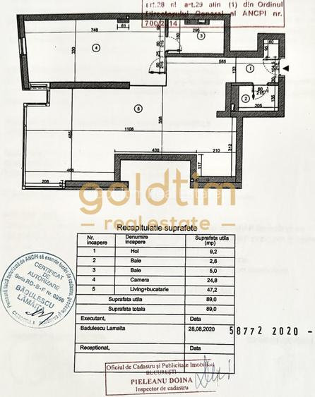 2 CAMERE ABSOLUT SUPERB 90MP/MOBILAT/LOC PARCARE SUBTERAN/POLONA-EMINESCU/2019 - 33