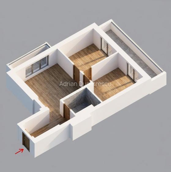 Apartament cu 3 camere,70 mp,etaj 2 in Sun Lake Residence Comision 0% - 2