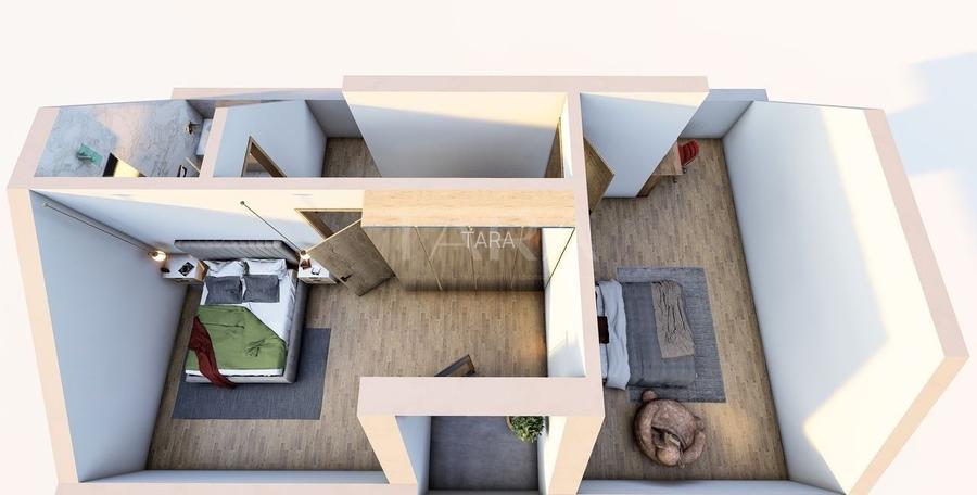 Apartament 100 mp, etaj si mansardă, cu grădină și parcare, Someșeni. - 2