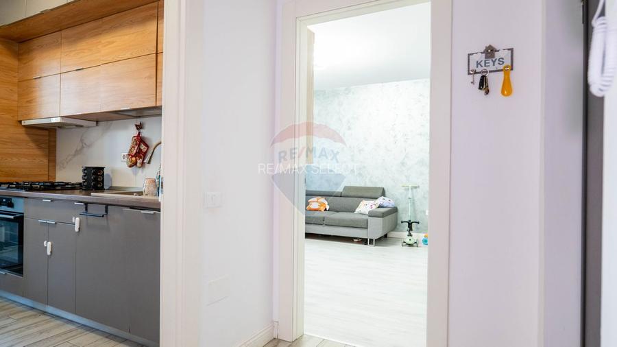 Dobroesti - vanzare apartament 2 camere mobilat complet, cu terasa - 9