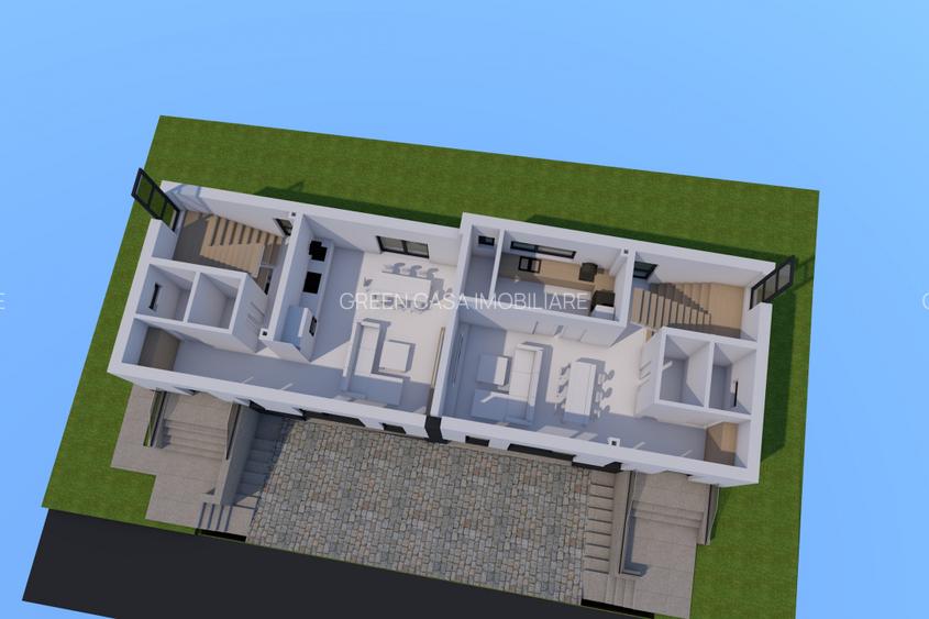 Teren 520 mp cu autorizație de construcție – proiect Duplex D+P+E, Borhanci - 8