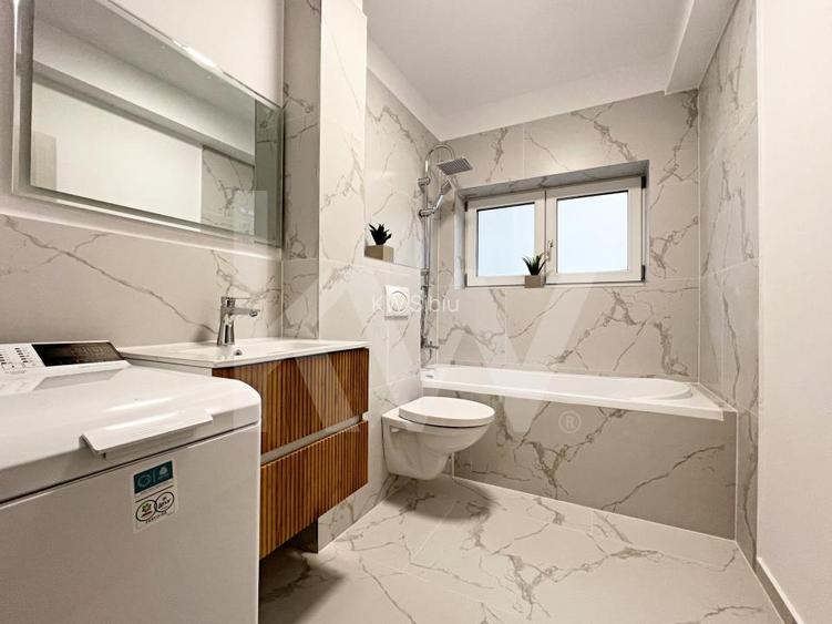 De inchiriat apartament 2 camere complet mobilat si utilat. Terasa mare.  - 17