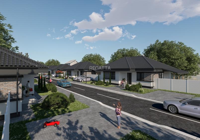 VILA PE PARTER CU MANSARDA - 500 mp TEREN in CORBEANCA - 5