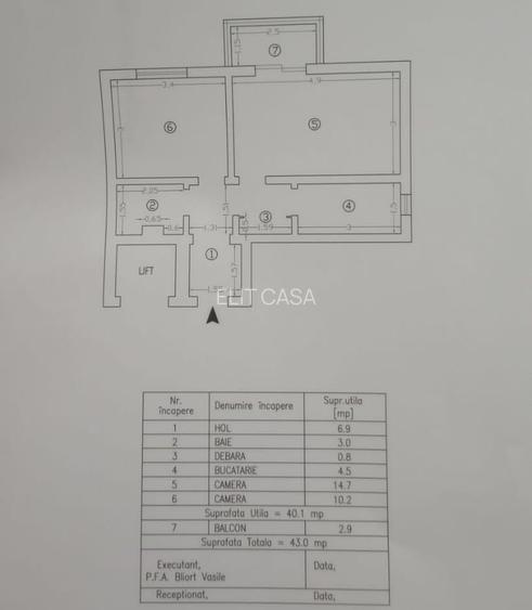 Apartament 2 camere, decomandat, zona Pacurari - 6