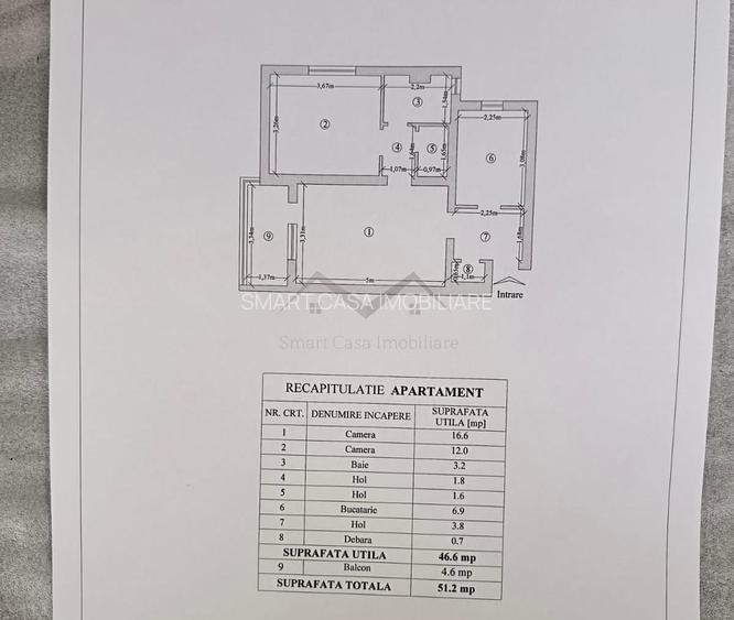 Apartament 2 camere Tatarasi Dispecer - 7