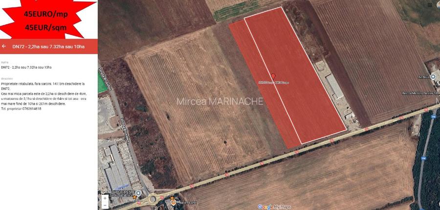 teren Parc industrial Ploiesti DN72 min. 2ha - 4