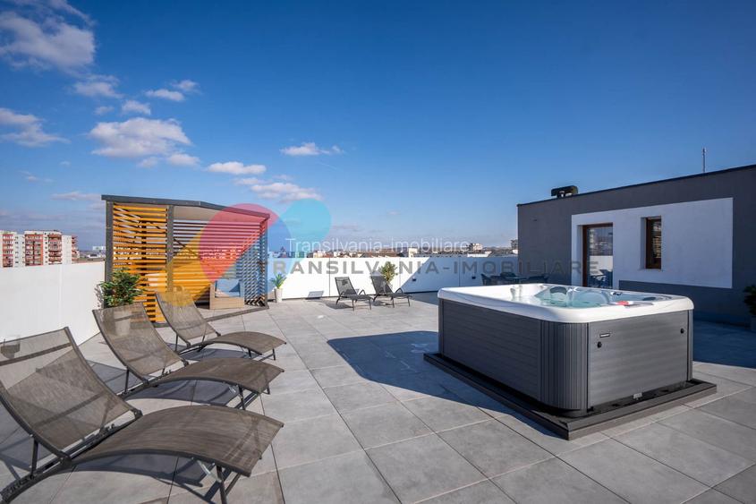Penthouse 3 camere – terasă 250 mp cu jacuzzi | Zona Iulius Mall - 12