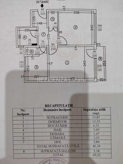 APARTAMENT 2 CAMERE DECOMANDAT BLOC REABILITAT PLAZZA MALL - 2