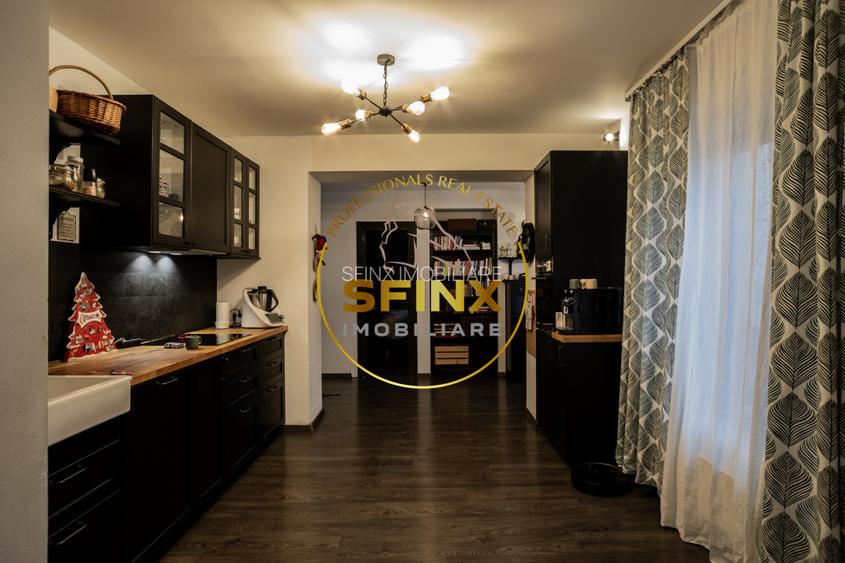 6 camere, 200 mp, P+1+M, curte proprie, centrala termica, pivnita - 16