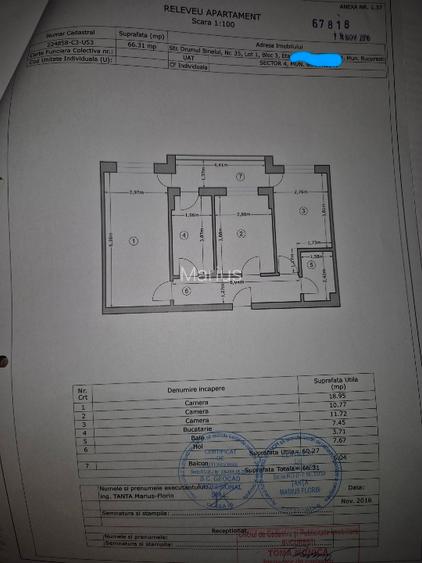 Vând apartament cu 3 camere,loc de parcare si boxă. - 10
