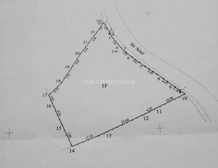 Teren in sat, cu fundație casa P+1, vedere largă, lângă rău - 13