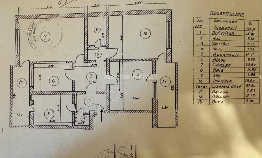 vanzare apartament 4 camere - 20