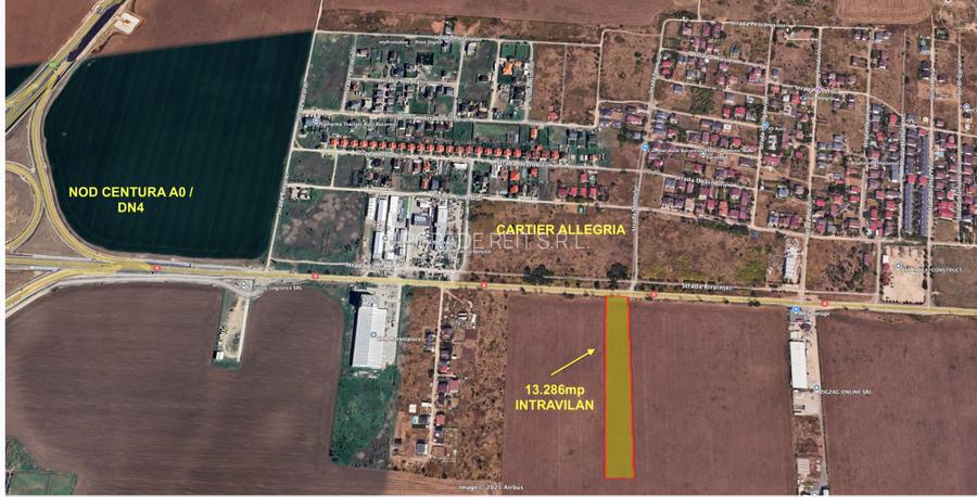 OCAZIE 13.286mp teren intravilan A0/DN4 Popesti Leordeni, gaze, curent - 3