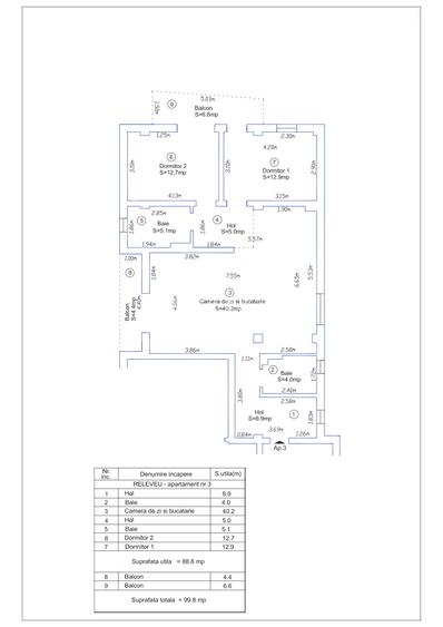 Comision 0 - Apartament 3 camere - 89 mp utili - etaj 1, lift, ocupabil imediat - 1