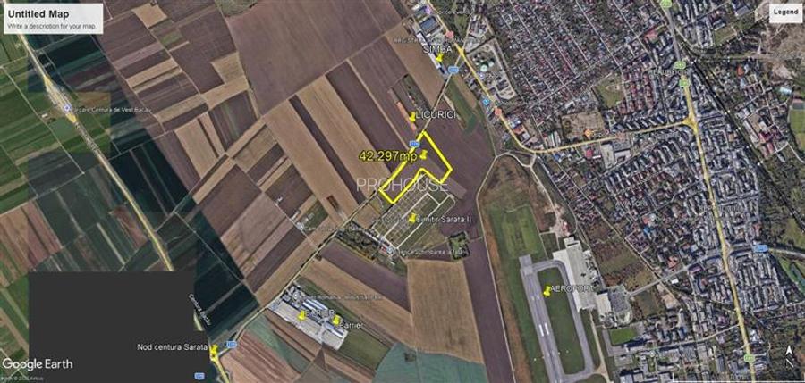 Teren intravilan 43.000 mp - deschidere 356 ml - Exclusiv PROHOUSE - 2