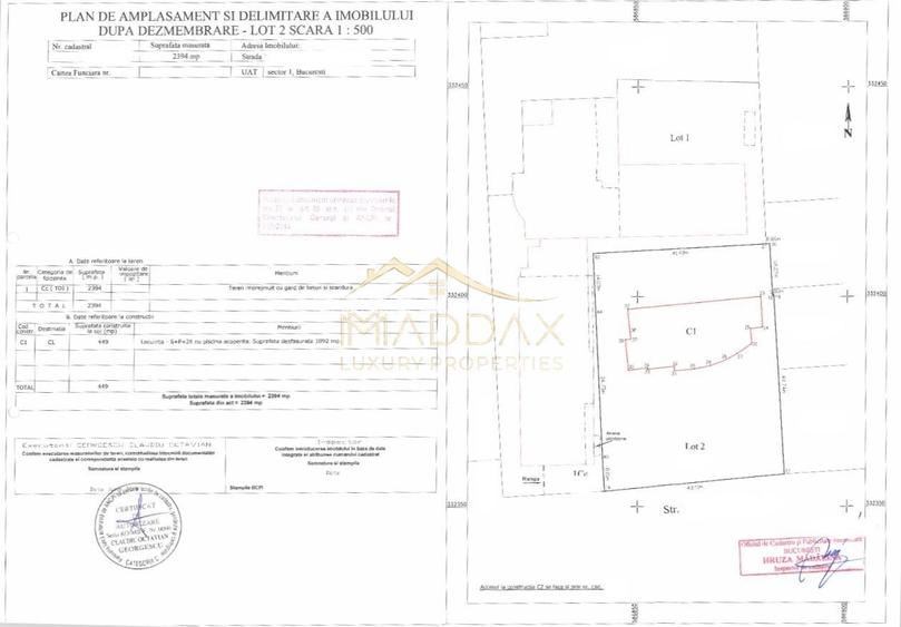 Teren Intravilan *2394 mp*  2S+P+11E //  Nordului - 2