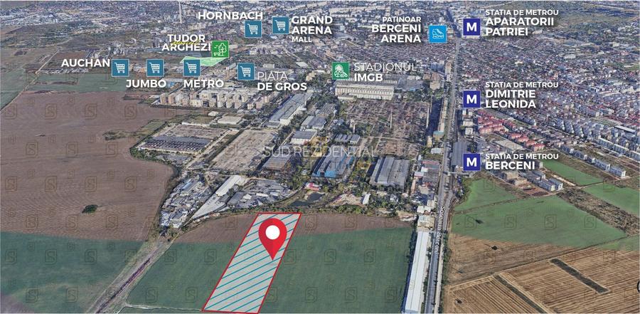 Teren intravilan, ideal investitie, zona IMGB, Sectorul 4 - 3