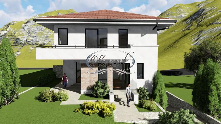 Duplex cu teren generos si panouri fotovoltaice in Dambul Rotund - 3