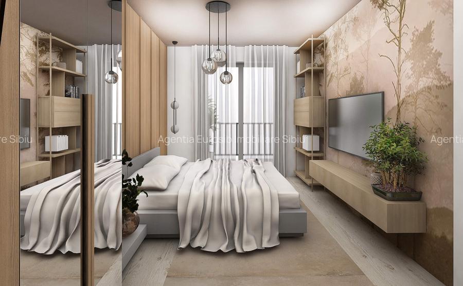 Ap 3 camere finalizat  63 mp utili balcon 15mp Orhideea D-na Stanca Selimbar - 4