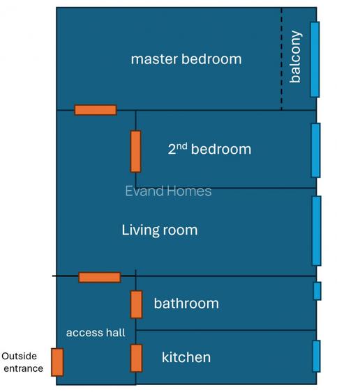 Investitie ideala-Apartament cu 3 camere mobilat si utilat-zona Cetatii - 6