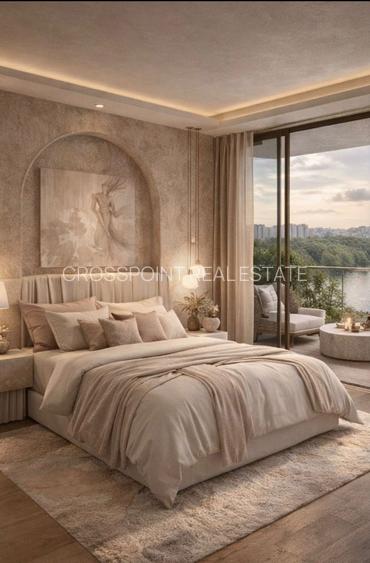 Apartament 2 camere cu terasă și vedere la lac | One High District - 4