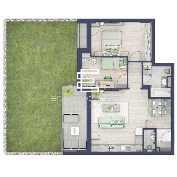 Apartament 3 Camere | 66 mp + gradina 63 mp | – Sibiu - 12