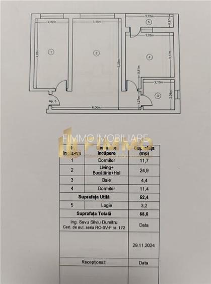 Apartamente 3 cam | 56mp | Suceava | Lisaura | ID:1242 - 7