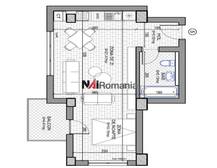 Inchiriere Studio Aviatiei, ap.5 - 4