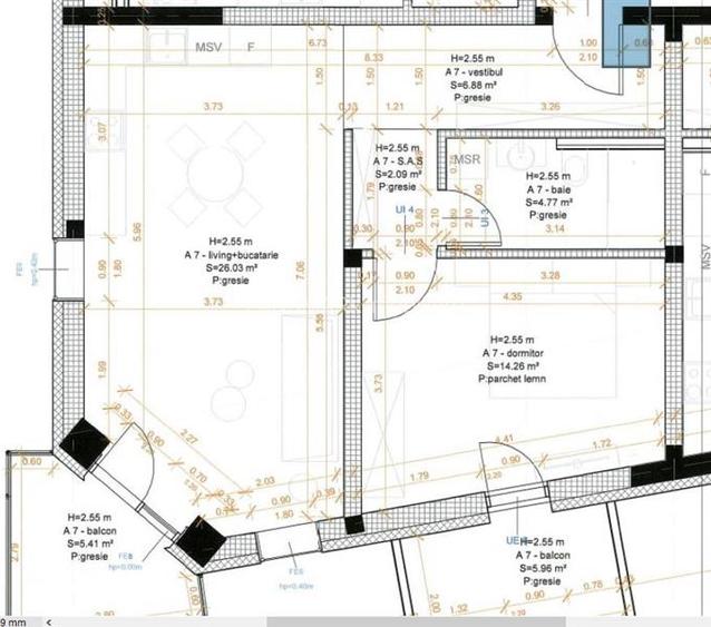 APARTAMENT 2 CAMERE ET 2 BLOC NOU BLV REBREANU - 2