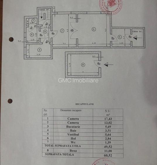 Apartament 2 camere RENOVAT Unirii-Parcul Carol M261A - 13
