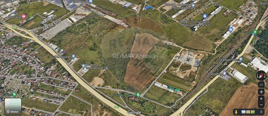 Teren 2Ha  Drumul Intre Tarlale - A2, pretabil hale + birou (Glina) - 7