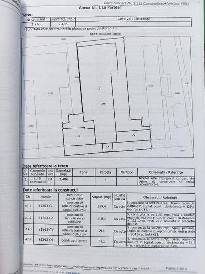 De vanzare Cladire Industriala Filiasi (150 m de DN6/E70)
