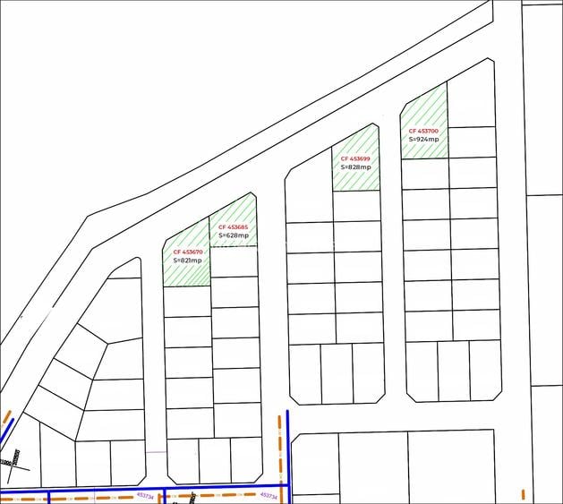 Teren pt casă, loturi intre 628 mp si 924 mp | Mehala, RPC Village, Comision 0 - 3