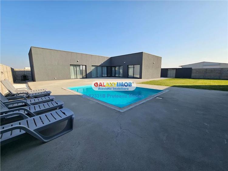 Vanzare casa de Lux cu piscina in aer liber situata in comuna Clinceni - 30
