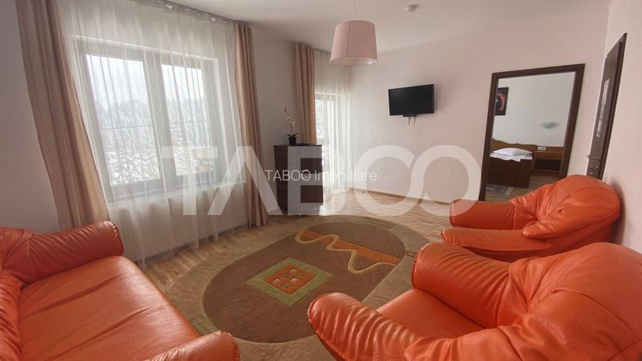 Pensiune de vanzare 10 camere 10 bai 343 mp utili Paltinis Sibiu - 4