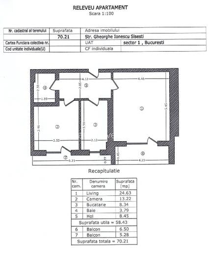 Apartament 2 Camere Sisești | 70 mp | Încalzire pardoseală | Parcare - 15