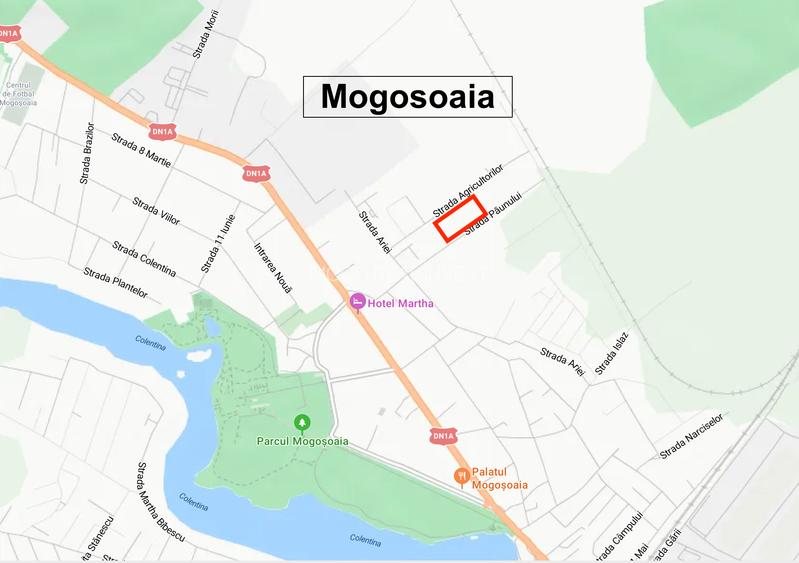MOGOSOAIA - Teren construibil cu PUZ 2024 / 6000mp - 7