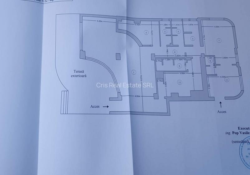 CHIRIE 75 mp -partial din spatiu comercial UNIRII- parter si subsol 59 mp - 7