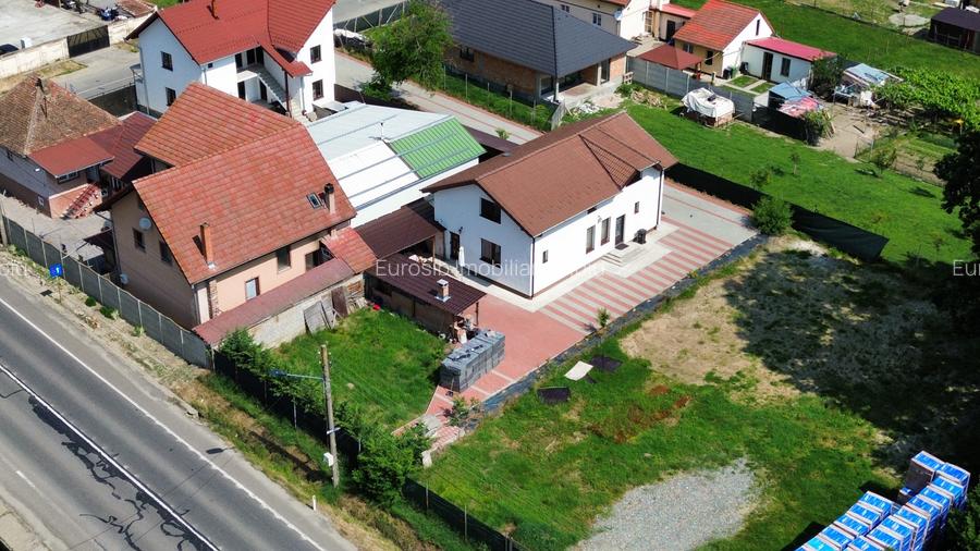 Casa tip vila constructie noua in Sacel, Sibiu teren 866 mp mobilata si utilata - 3