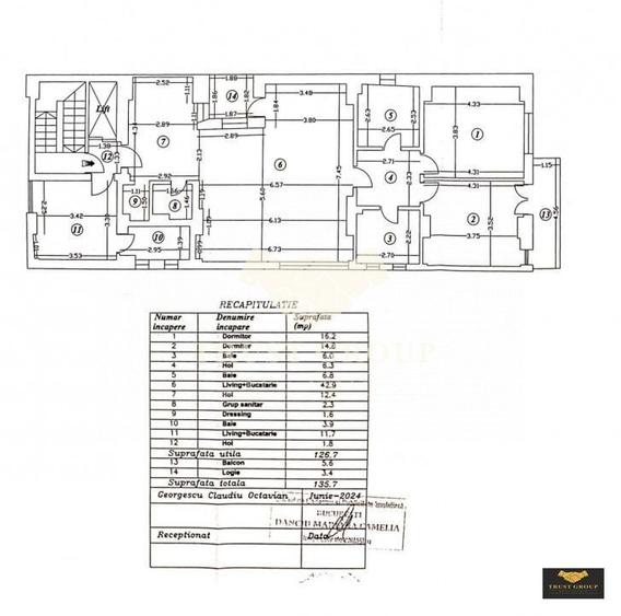 Apartament 4 camere Aviatorilor | Imobil 2024 | Loc de parcare - 23