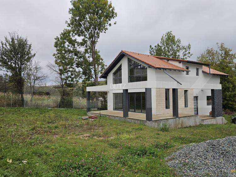 Oferta! Casa semifinisata, 140 mp utili, 750 mp teren, Salicea, pompa de caldura - 4