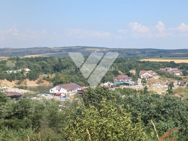 Teren intravilan 1670 mp cu vedere spre lacuri Ocna Sibiului - 3