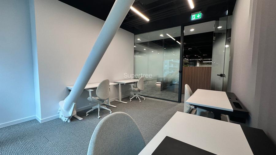 Birou privat premium (până 4 persoane, cu lumină naturală, la Supertree Pipera) - 2