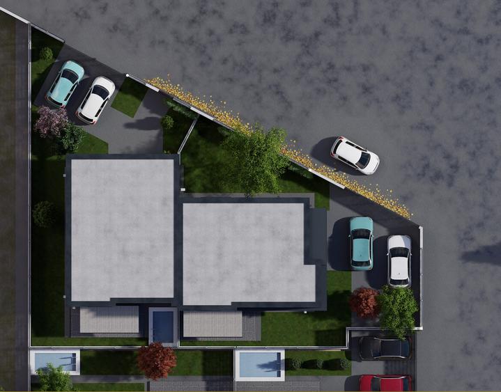 Vila premium cu 4 camere, curte mare 180 mp, intrare privată, Chitila, Clasa A