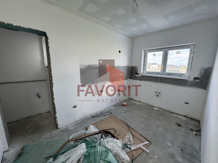 Duplex 5 camere ,despartit prin camera tehnica, finisat la cheie in Mosnita